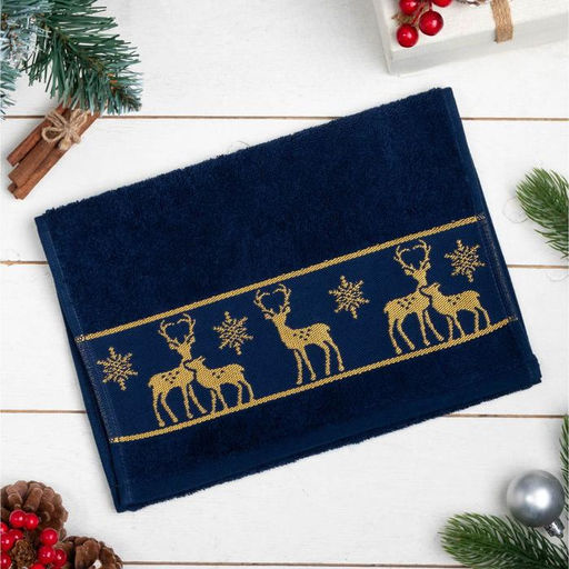 Полотенце махровое Этель. Олени, 30?60 см, хлопок 100%