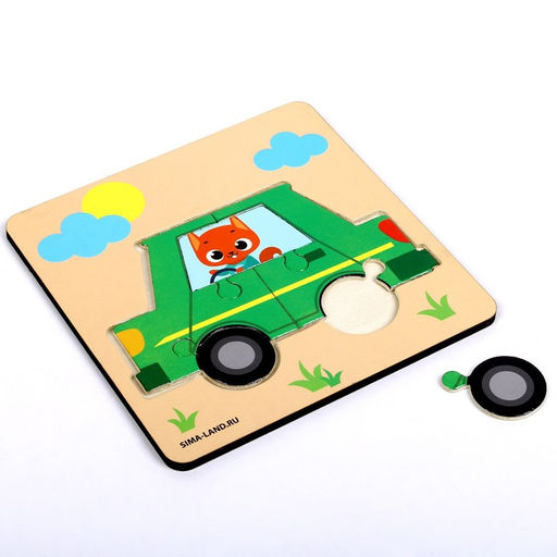 Пазл Машинка - Лесная мастерская фото 3