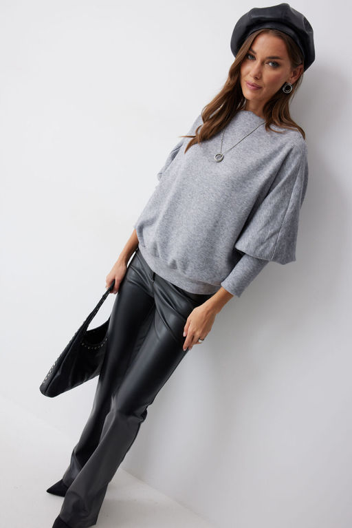 Джемпер LYUSHe 4209 серый  фото 5