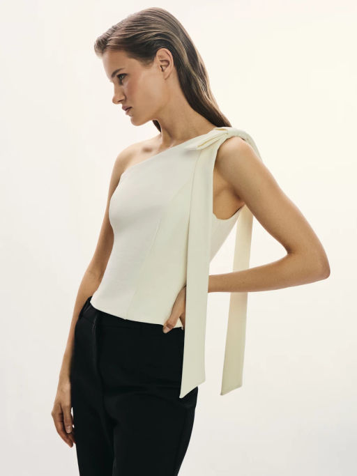 Топ асимметричный с бантом / Zarina