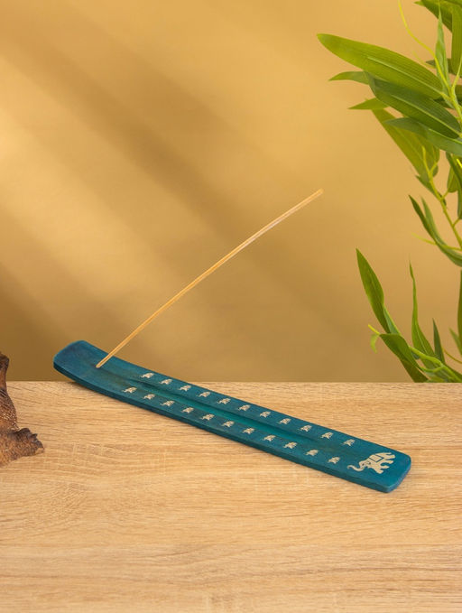 Цена за 3 шт. Подставка под благовония Слон дерево 25,5 см, МИКС - Simaland фото 2