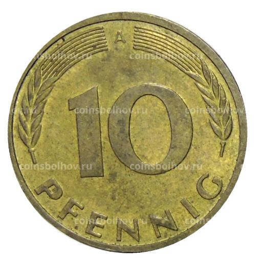 Монета 10 пфеннигов 1991 года А Германия