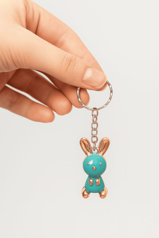 Брелок "Зайчик", золото, mix