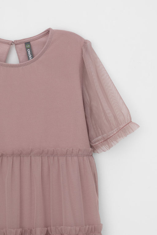 К 5909/серая пудра платье для дев - Crockid фото 6