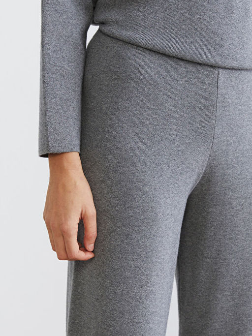 Beli Lastikli Geni? Pa?a Kad?n Triko Pantolon