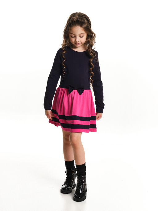 Платье для девочки UD 6069 син/малина - Mini maxi фото 4