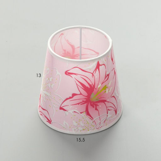 Абажур для светильника универсальный BayerLux Крупные цветы, Е14, 14?14?13 см  фото 3