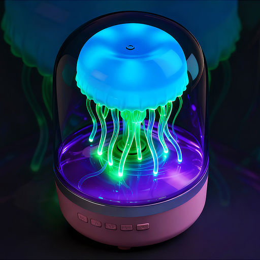 Светильник-колонка "Медуза" (с Bluetooth) в коробке