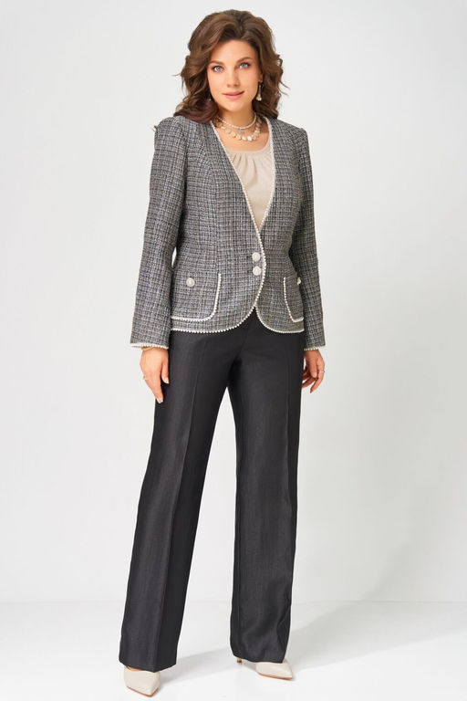 Костюм FITA 4122 черно-бежевый