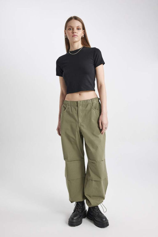 Базовая футболка классного кроя с короткими рукавами - Defacto фото 2