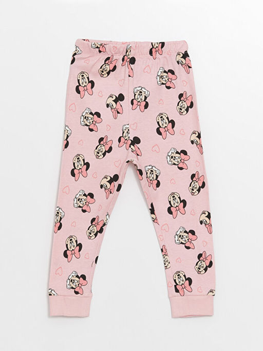 Beli Lastikli Minnie Mouse Bask?l? K?z Bebek Pijama Alt