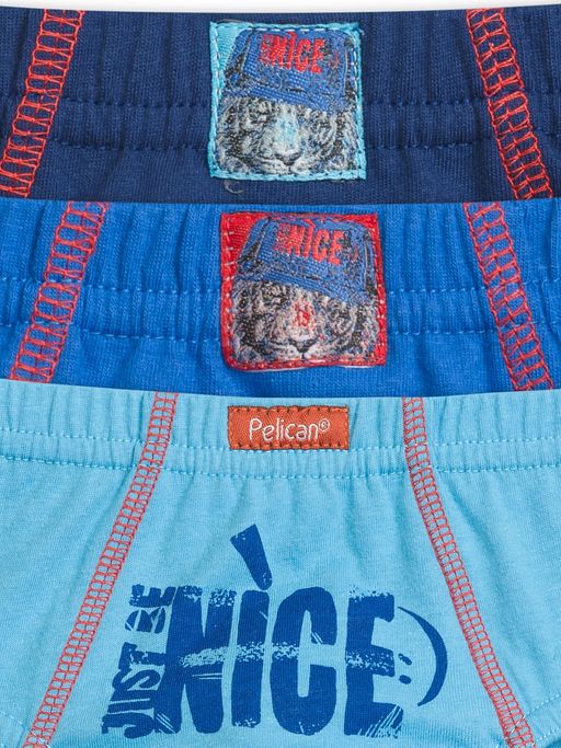 BULB3174(3шт. в упаковке) трусы для мальчиков