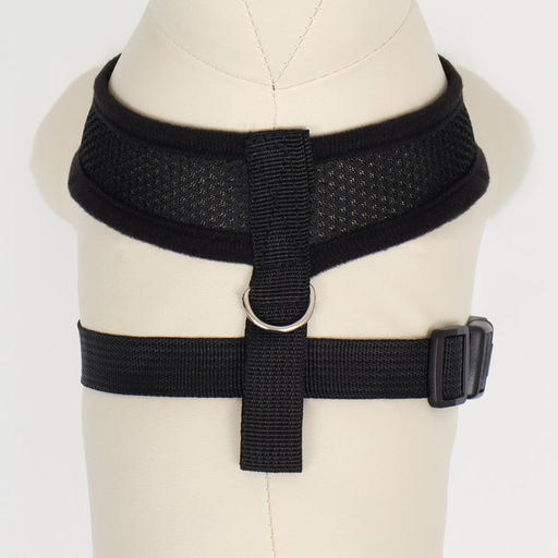 Шлейка мягкая из неопрена, размер L, ОШ 39 см, ОГ 36-46 см, чёрная - Пижон фото 4