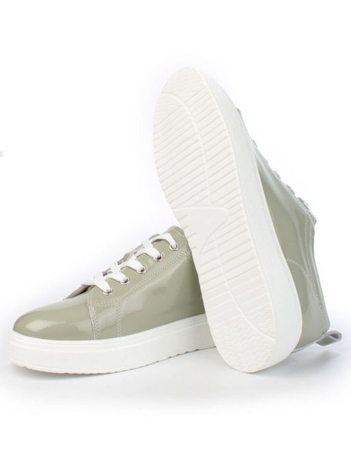 05-HY21-5D GRAY GREEN Кроссовки женские (натуральная кожа) - Фабричный китай фото 14