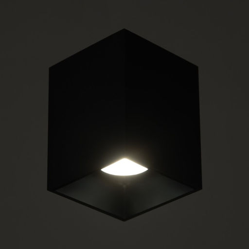 Светильник «Кубик»LED 4000К 10 Вт DIM220 черный 7.5×7.5×9.5 см