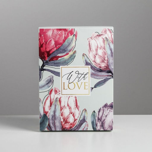 Коробка складная Цветочная, 21 15 7 см - Дарите счастье фото 4