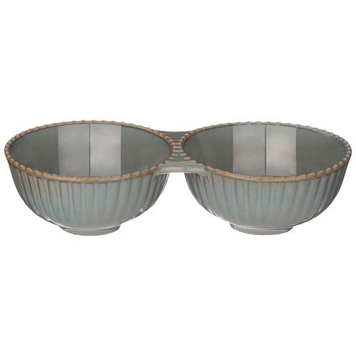 МЕНАЖНИЦА ДЛЯ ЗАКУСОК, СОУСОВ 2 СЕКЦИИ BRONCO SOUL KITCHEN 16*8*4 СМ 70 МЛ СИНИЙ