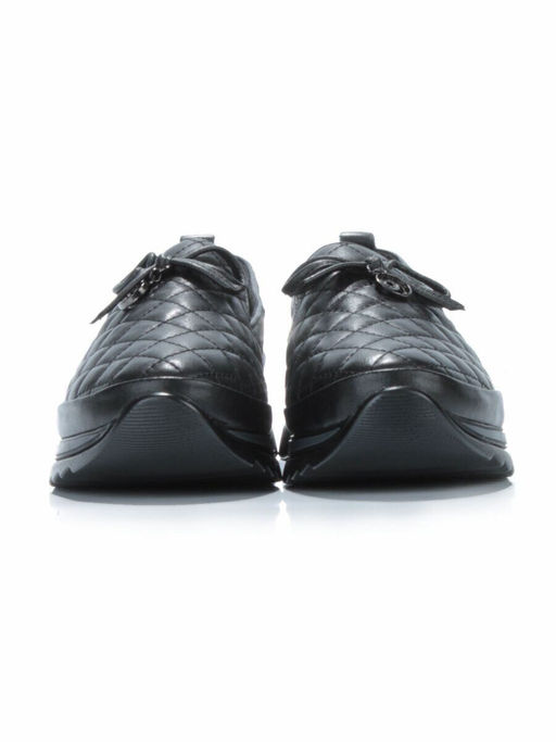 03-5016-3 BLACK Полуботинки женские (натуральная кожа)