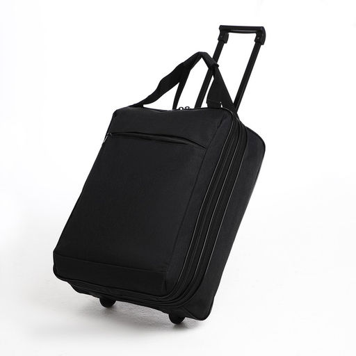 Чемодан на молнии, цвет чёрный - Simaland фото 3