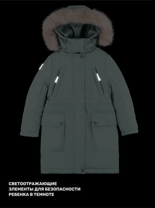 ПАРКА 5з3824 беж - Nikastyle фото 29