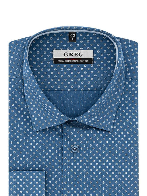 Сорочка мужская длинный рукав GREG 233/231/1854/Z/1p_V фото 8