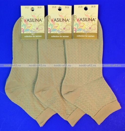 Цена за 10 пар. Витебск носки капрон женские бежевые 27-29 - Белорусочка фото 5