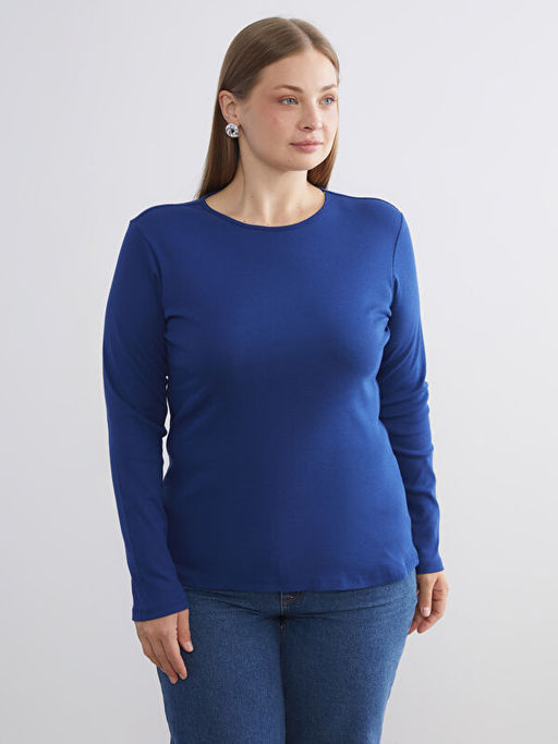 Bisiklet Yaka Kad?n Ti??rt