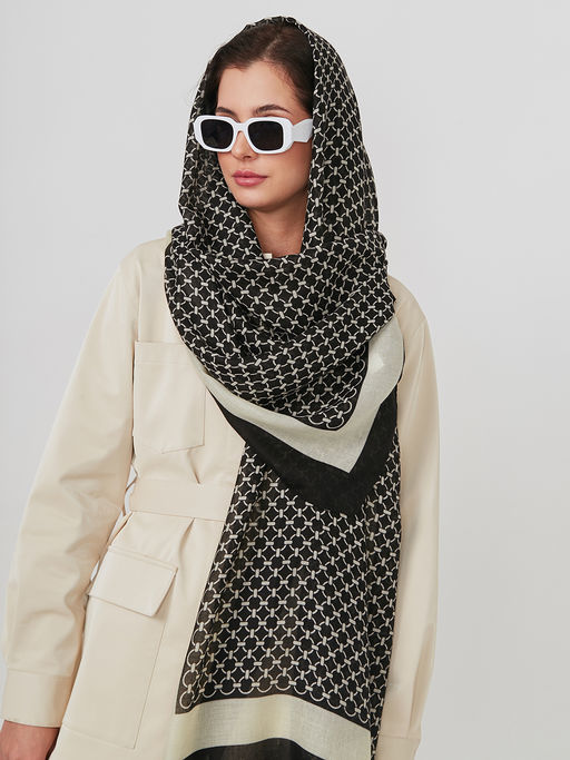 Большой, мягкий, тонкий и очень нежный двусторонний палантин - Tantino фото 8