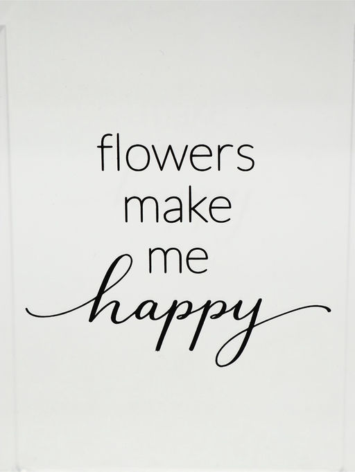 Ваза для цветов Flowers, акрил, 14×20×5.5 см