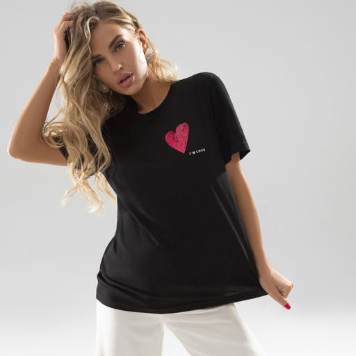 Футболка Базовые фантазии (black love) - Charutti фото 6