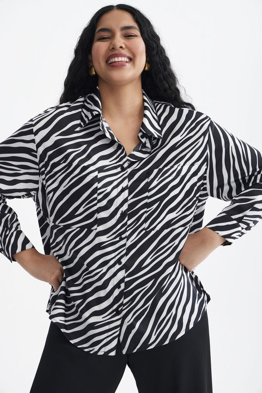 Блуза Golden Valley 10008 черно-белый  фото 2