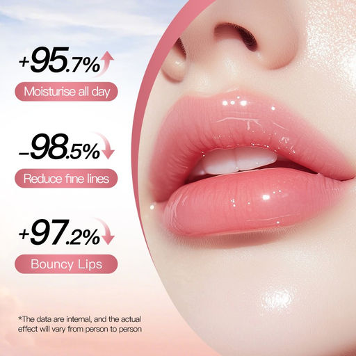 SADOER Масло-блеск для увлажнения и питание губ, персик