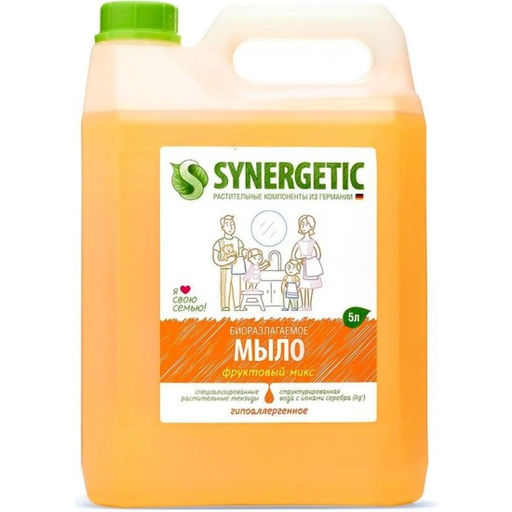 Жидкое мыло «Фруктовый микс», 5л - Synergetic фото 9