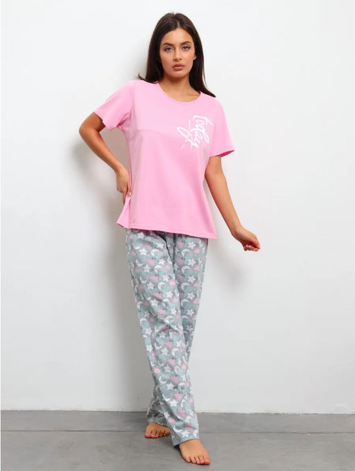 Пижама женская кор. рукав Today луна - Амадэль фото 6