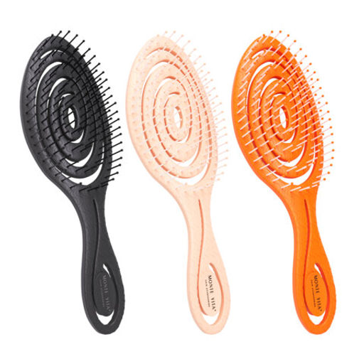 Расческа для волос массажная 22,5х6,5 см, цвета АССОРТИ MONTE VITA (МОНТЕ ВИТА)