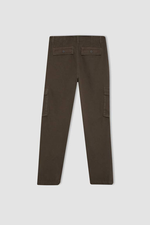 Брюки прямого кроя с нормальной талией и нормальной талией - Defacto фото 10