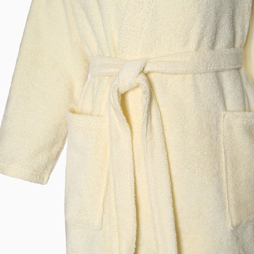 Халат махровый женский «Экономь и Я», размер 50-52, хлопок 100%, молочный