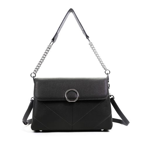 Женская сумка,кожа, MIRONPAN 63008 Черный