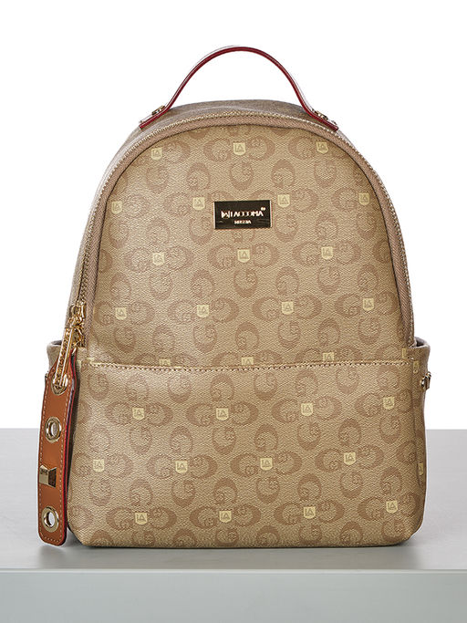 LACCOMA рюкзак AC7303-лагуна темно-бежевый эко кожа