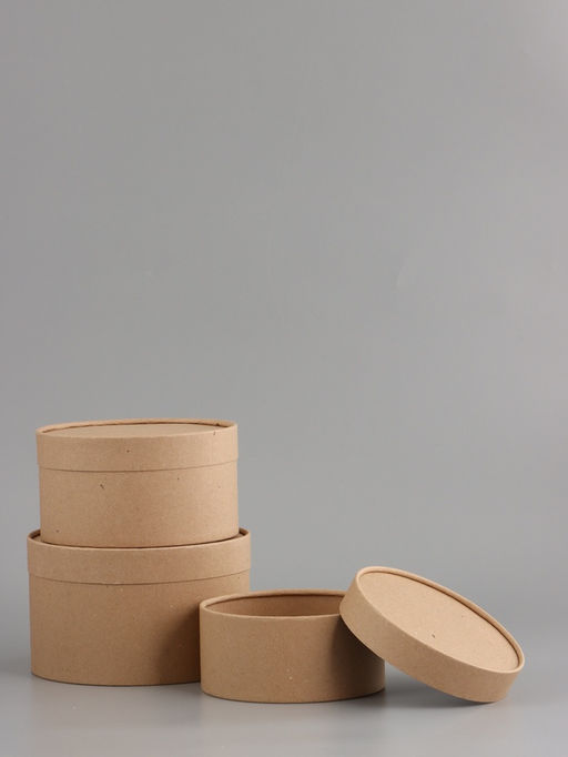 Набор подарочных коробок 3 в 1, завальцованные, крафт, 20 х 12 - 18 х 10 - 16 х 8 см