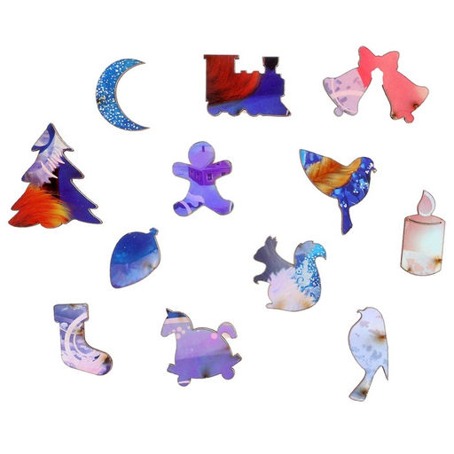 Пазл фигурный Зимняя краса, голографические детали - Puzzle фото 8