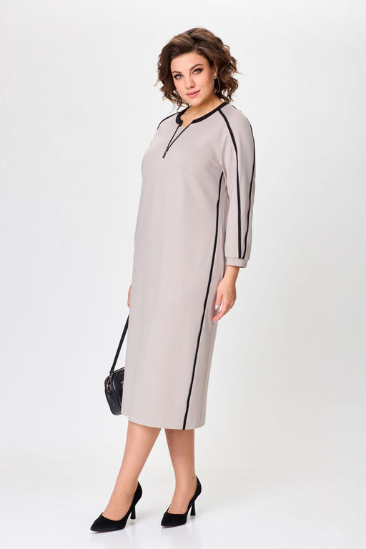 Платье Aira Style 24411А Песочный