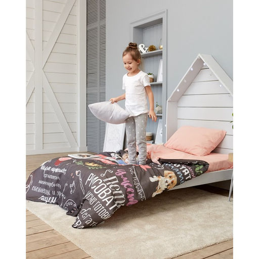 Постельное бельё 1,5 сп. Этель Настоящая Девушка 145210 см, 150210 см, 5070 см 1 шт, 100% хлопок  фото 8