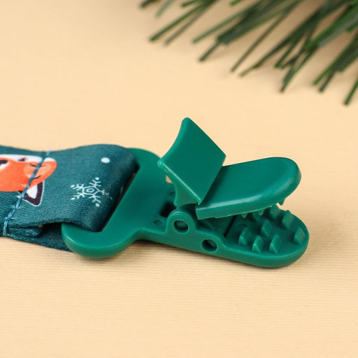 Держатель для пустышки Крошка Я Лесные друзья, на ленте  фото 4