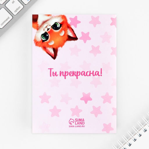 Цена за 2 шт. Набор блокнот А6, 32 листа, наклейки, магнитные закладки С 8 марта - Artfox фото 11