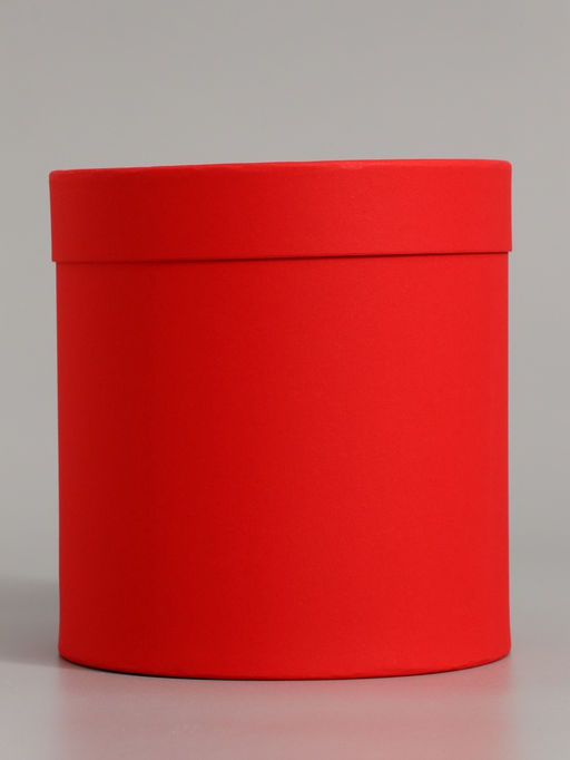 Коробка подарочная, завальцованная, "Красная", 18 х 18 см