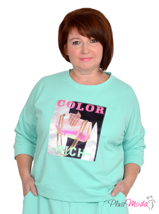 Туника Модель №885 размеры 44-84 - Plusmoda фото 9