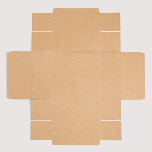 Коробка подарочная складная крафтовая, упаковка, 17×17×7 см