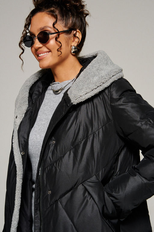 Пальто Beautiful Free 8017 черный