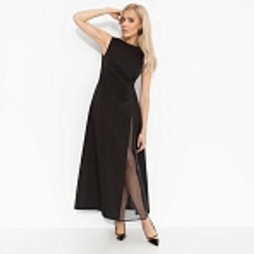 Платье со сборкой, Плавный силуэт